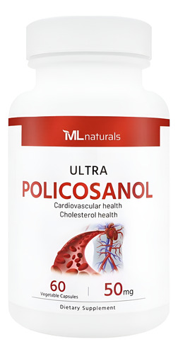 Ml Naturals Policosanol 50 Mg, 60 Cápsulas Veganas