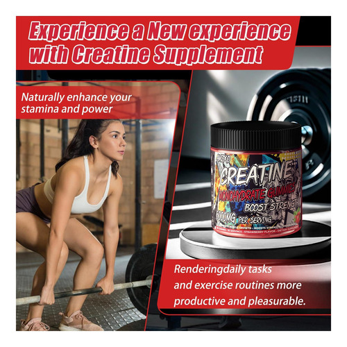 Gomas Amzxo: Monohidrato De Creatina 6g Para Homens - Imagem 12