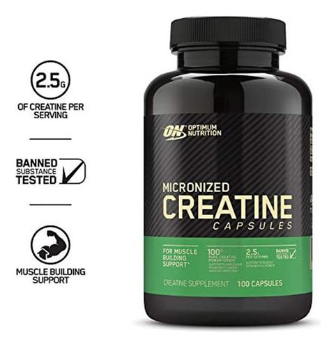 Cápsulas De Monohidrato De Creatina Micronizada De (1) - Imagem 3