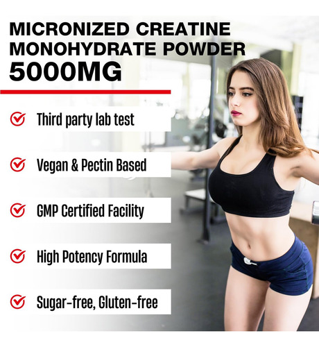 Creatina Hmb Micronizada Mightnes Para Crescimento Muscular - Imagem 9