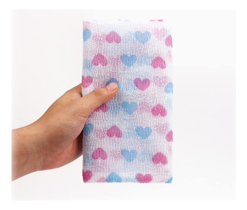 Toalha De Banho Esfoliante Easy Well Heart As Cores Podem V - Imagem 9