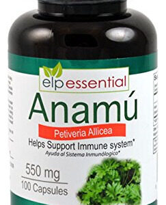 Suplemento Elp Essential Anamu 550 Mg 100 Cápsulas