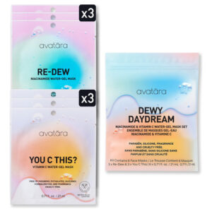 Máscara De Gel De Água Avatara Dewy Daydream Com Vitamina C