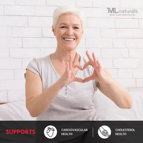 Ml Naturals Policosanol 50 Mg, 60 Cápsulas Veganas - Imagem 3