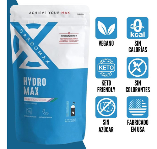 Mistura De Bebidas Com Eletrólitos Hydromax Sabor 15 Pacotes - Imagem 7