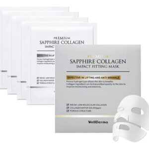 Máscara Facial De Colagénio De Safira Wellderma Máscara F...