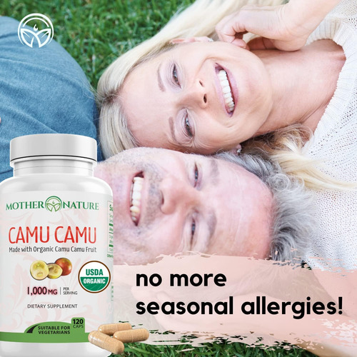 Vitamina C Orgânica De Cápsulas De Camu Camu 1.000 Mg, Embal - Imagem 4