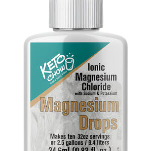 Keto Chow Ionic Magnésio Cloreto Suplemento Gotas Fornece