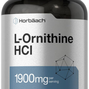 Horbäach L Ornitina Hcl 1900mg 120 Cápsulas