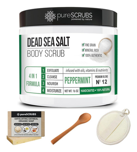 Esfoliante Corporal Purescrubs Premium Sea Salt Peppermint - Imagem 7
