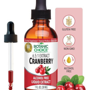 Extrato De Ervas Sem Álcool Botanic Choice Cranberry 30ml