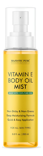 Majestic Pure Óleo Corporal De Vitamina E Pura