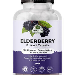 Extrato De Sabugueiro 100x Da Amazing Botanicals - Suplement