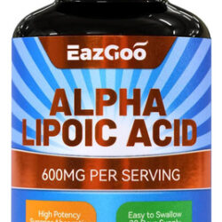 Suplemento De Ácido Lipóico Alfa Eazgoo Ácido Alfa Lipóico