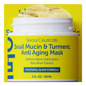 Máscara Facial Seoulceuticals Snail Mucin Turmeric 60ml Anti