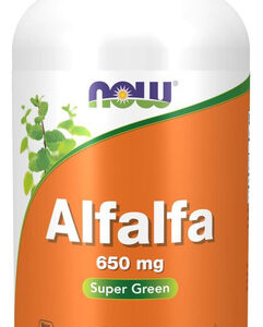 Now Foods Supplements, Alfafa 650 Mg Fonte De Vitamina K, Su