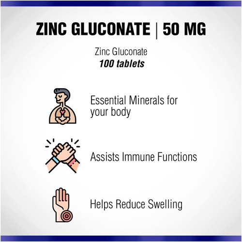 Gluconato De Zinco 50 Mg Da Natural Systems Naturasys - Supl - Imagem 2