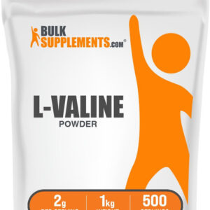 Pó De L-valina Da Bulksupplements - Suplemento De Aminoácido