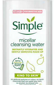 Água Micelar Simple Suave Para Pele 200 Ml