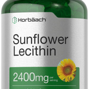 Cápsulas De Lecitina De Girassol Horbäach Horbäach 2400mg