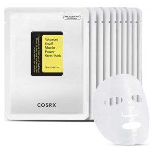 Máscara De Lençol Cosrx Snail Mucin 10 Unidades Para Pele S