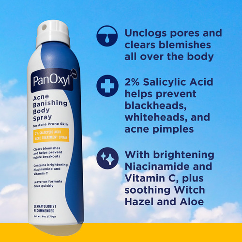 Spray Corporal Para Banir A Acne Panoxyl Com 2% De Ácido Sal - Imagem 2
