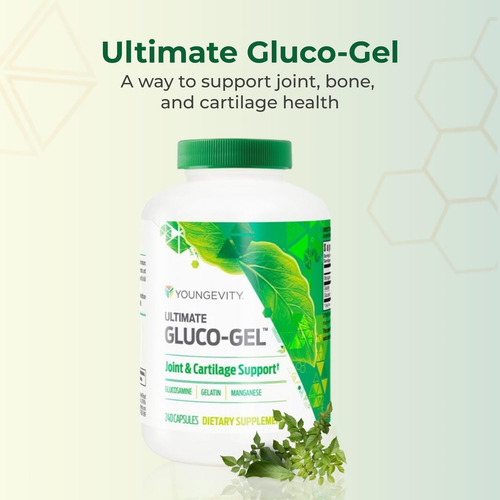 Youngevity Gluco-gel Para Articulações E Ossos Makeup Cosmet - Imagem 5