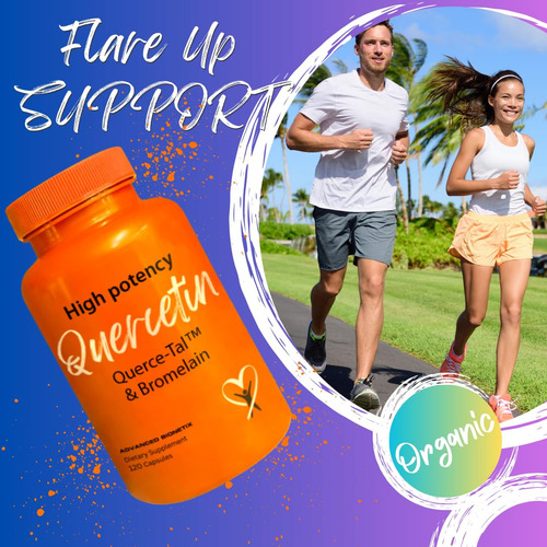 Suplemento Avançado Bionetix Querce-tal Quercetina + Bromel - Imagem 2