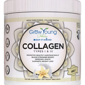 Suplemento De Proteína De Colágeno Grow Young Fitness Vanill