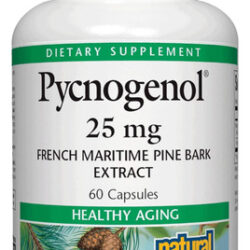 Fatores Naturais Pycnogenol 25 Mg, Suporte Antioxidante Para
