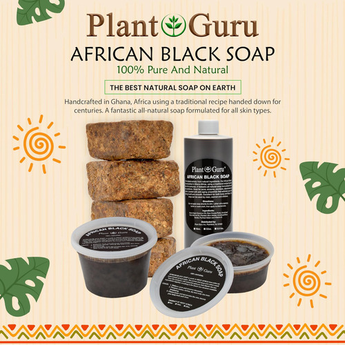 Pasta De Sabão Negro Africano 8 Oz 100% Puro Crudo - Imagem 13