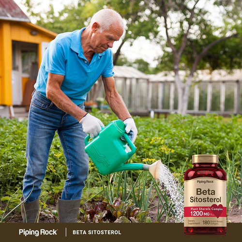 Suplemento De Beta Sitosterol Piping Rock | 1200mg | 180 Cáp - Imagem 12