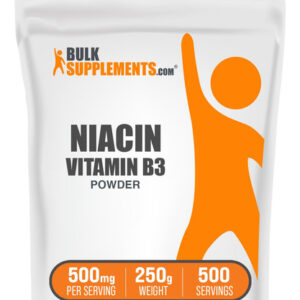 Suplemento De Vitamina B3 Bulksupplements.com Niacina Em Pó
