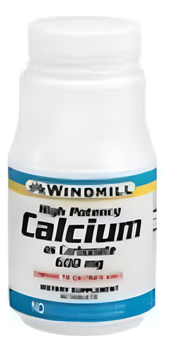 Carbonato De Cálcio Windmill 600mg - 60 Comprimidos