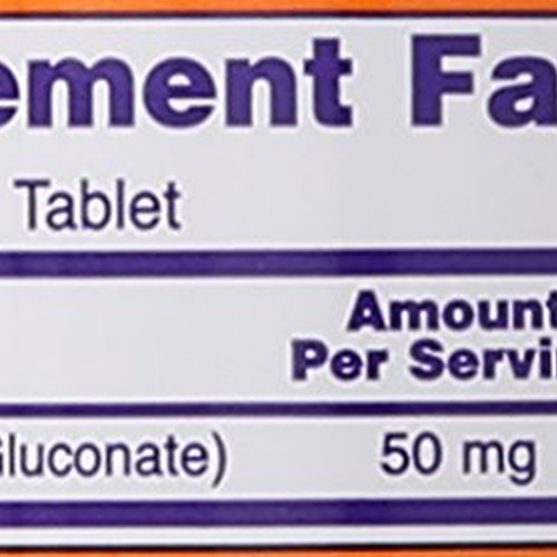 Gluconato De Zinco Now Foods Now 50 Mg, 250 Comprimidos - Imagem 4