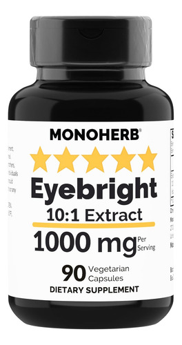 Extrato De Eufrasia Monoherb 1000 Mg - 90 Cápsulas Veganas