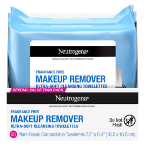 Toalhetes Faciais Removedores De Maquiagem Neutrogena Sem Pe