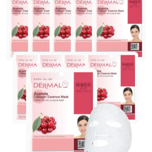 Máscara Facial Dermal Acerola Collagen Essence 23 Ml X 10 Pa