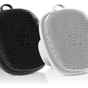 Escova De Limpeza Facial De Silicone Vwmyq Black+wh