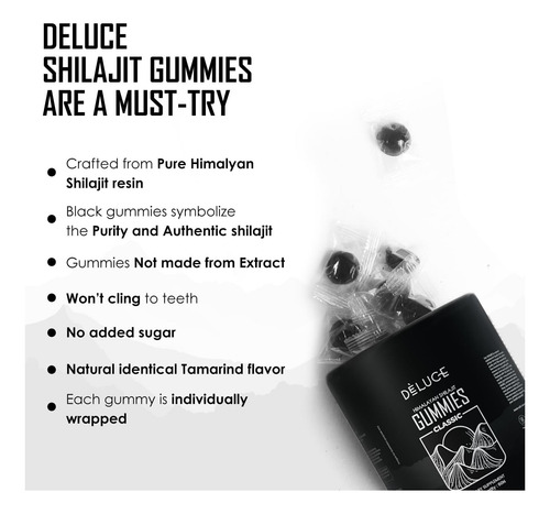 Puro Himalaia Shilajit Gummies (60 Contagem) | 75%+ Ácido E - Imagem 10
