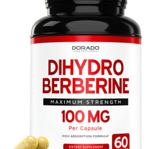 Suplemento Dihydro Berberine 100mg 60 Cápsulas Veganas