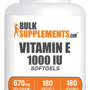 Vitamina E 1000 Iu Softgels Suplemento De Vitamina E, Sem 1