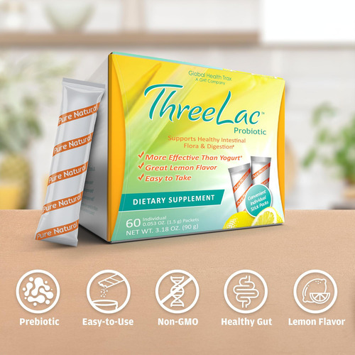 Ght - Mistura De Bebida Probiótica De Limão Threelac Para Sa - Imagem 11