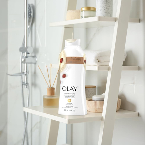 Sabonete Líquido Olay Ultra Moisture Com Manteiga De Cacau 4 - Imagem 5