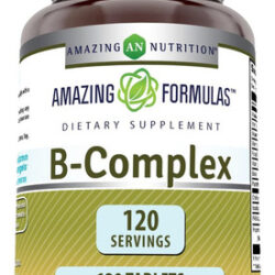 Complexo De Vitamina B Amazing Nutrition Com 11 Nutrientes