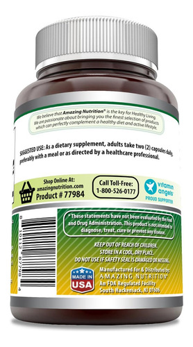 Suplemento De Glucosamina Amazing Nutrition 1500 Mg - 120 - Imagem 2