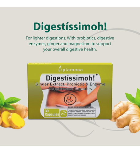 Plameca Healthy Digestion: Alívio E Suporte Para Inchaço - Imagem 4