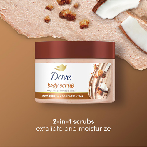 Esfoliante Corporal Dove Scrub Açúcar Mascavo E Manteiga De - Imagem 5