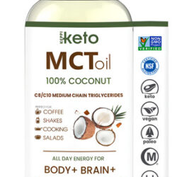 Óleo Mct Keppi Keto Sem Sabor C8 C10 946 Ml De Glúten Não Tr