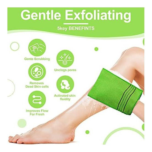 12 Peças Pano Esfoliante Esfoliante Corporal Coreano Toalha - Imagem 10